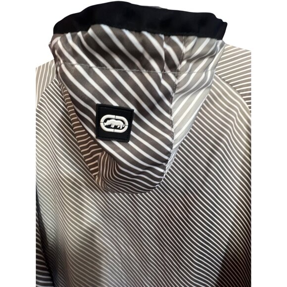 Ecko‎ Unltd. Mens Striped Full-Zip Hoodie Jacket Large Polyester/Spandex - Picture 5 of 5